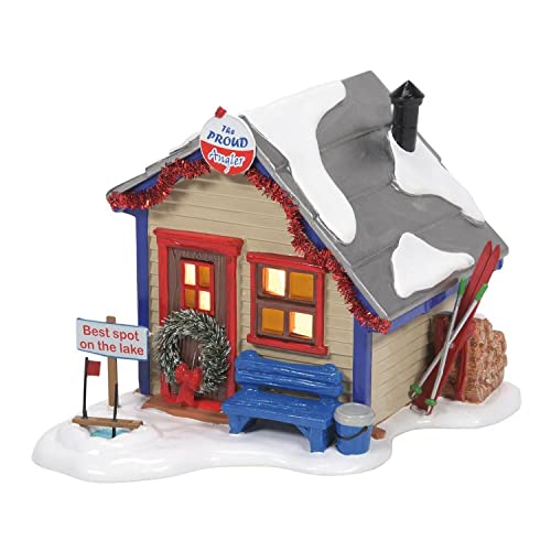 *Department 56 Original Snow Village The Proud Angler, Lighted Building, 4.33 Inch, Multicolor