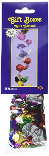 Beistle Gleam 'N Flex Gift Box Garland Party Accessory (1 count) (1/Pkg)