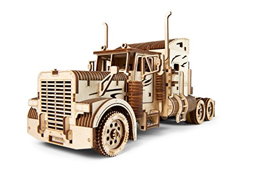 Ukidz UGEARS VM-03 Heavy Truck Mechanical Wooden 3D Puzzle self-Assembly