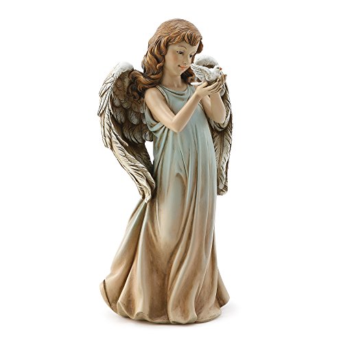 Napco Angel Girl Holding a Dove