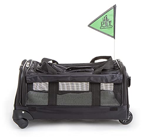 Worldwise Sherpa on Wheels Pet Carrier, Black