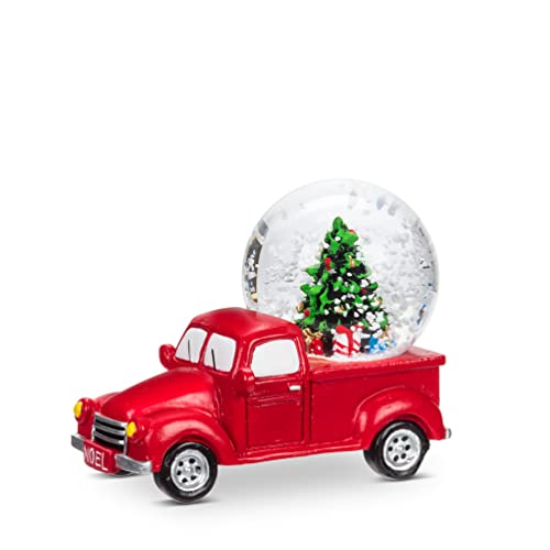 Abbott Collection  Small Truck with Snow Globe