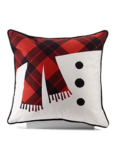 Giftcraft 681795 Christmas Double Sided Pillow Cover, 18 inch, Polyester