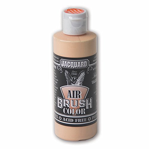 Sneaker Series Airbrush Color by Jacquard, Artist-grade Fluid Acrylic Paint, Use on Multiple Surfaces, 4 Fluid Ounces, Tanned Leather