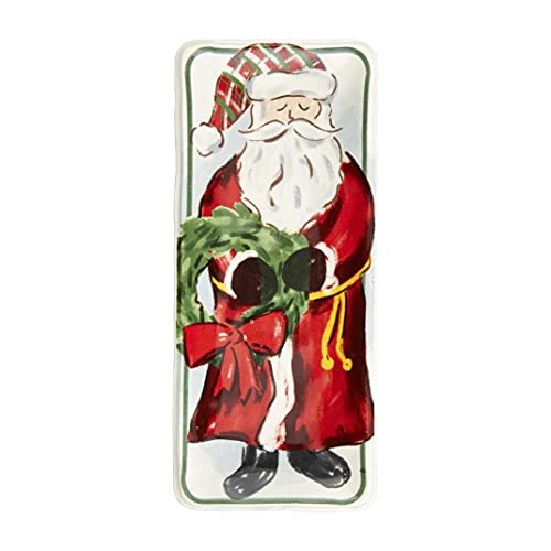 Mud Pie Santa Everything Tray, 9 1/4-inch