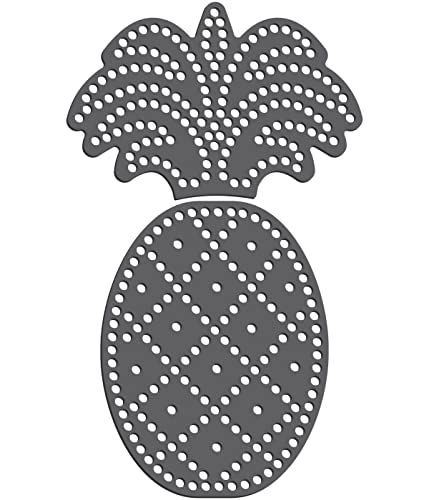 Rhinestone Genie Pineapple 8" Magnetic Rhinestone Template, Black