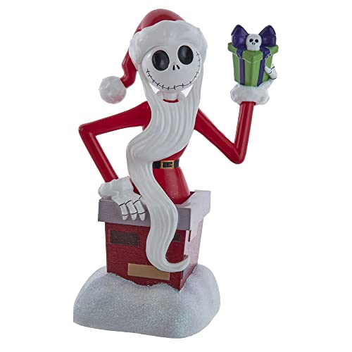 Kurt Adler Disney Nightmare Before Christmas Jack Skellington Treetop Tree Toppers, 10-Inch, Multi-Colored