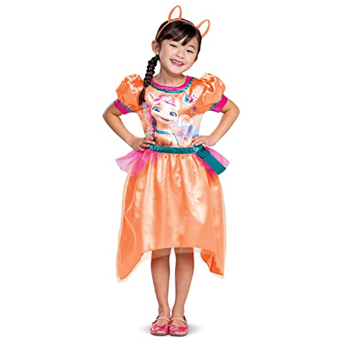 Disguise Sunny Starscout Costume for Girls, Official My Little Pony Tutu Dress Character Outfit, Classic Kids Size Small (4-6x)