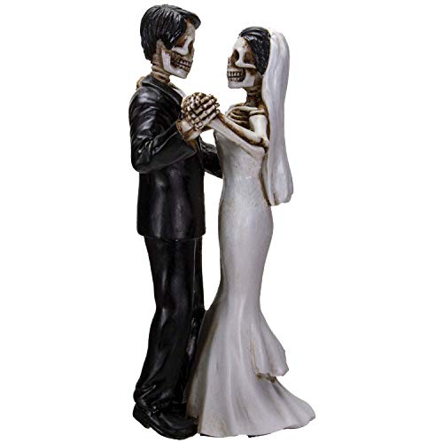 Pacific Trading Giftware Love Never Dies Bride & Groom Dancing Wedding Couple Resin Figurine