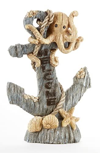 Delton Products 4317-1 Resin Anchor w/Octopus, 7.4 x 11.1 inch