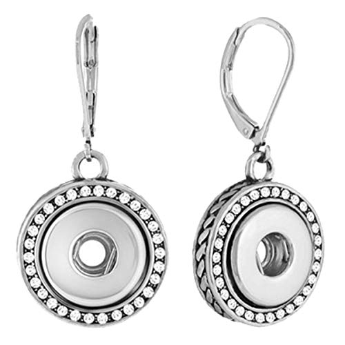 TGB Brands Ginger Snaps Petite Petite Bling Dangle Earrings Silver