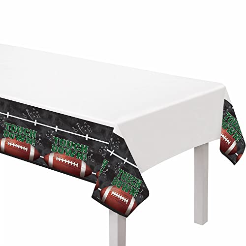 Amscan Football Frenzy 3-Count Table Cover, Party Supplies