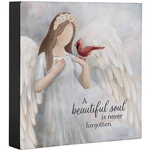 Carson Home 24498 Beautiful Soul Square Sitter, 6-inch Height