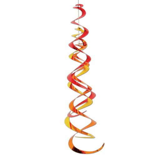 Beistle Autumn Triple Whirl (gold, orange, red) Party Accessory  (1 count) (1/Pkg)