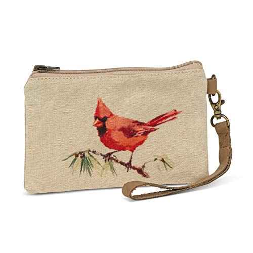 Abbott Collection  96 Card Cardinal Zip Pouch w/Strap-5x8 L, 5x8 inches L, Flax