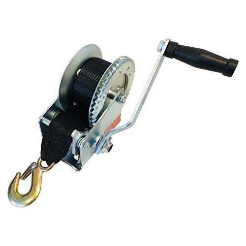 EZ Travel Distribution Professional EZ Travel Collection Jet Ski and Boat Trailer Hand Crank Winch (1200 LBS Rated)