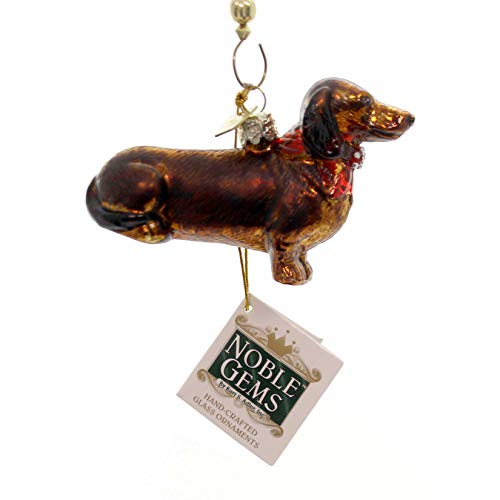 Kurt Adler Dachshund with Bow Ornament