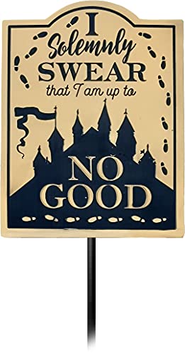 Spoontiques 21255 Resin Garden Stake, 28-inch Height (Solemnly Swear)