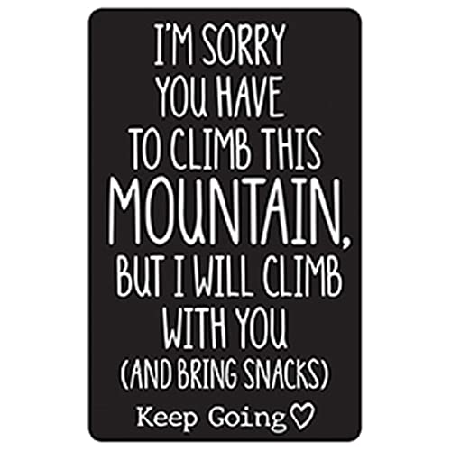 Carson Home 24946 Keep Going Collection Mountain Wallet Reminder, 3.33-inch Height