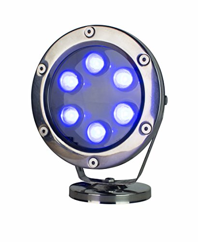 Lifegard Aquatics Lifegard R441002 Submersible Pond and Fountain LED Light, Blue