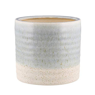 HomArt 3398-0 Isle Cachepot Ceramic Planter, 5.50-inch Diameter, Medium