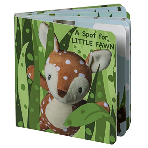 Mary Meyer Leika Baby Board Book, 6 x 6-Inches, Little Fawn