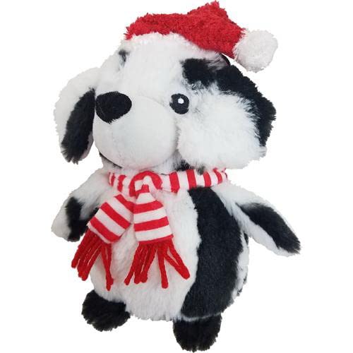 Pet Lou Holiday Plush Pet Toys for Dogs with Squeaker .Petlou CHR Dog Toys for Small and Medium Size (7" CHR Dog)