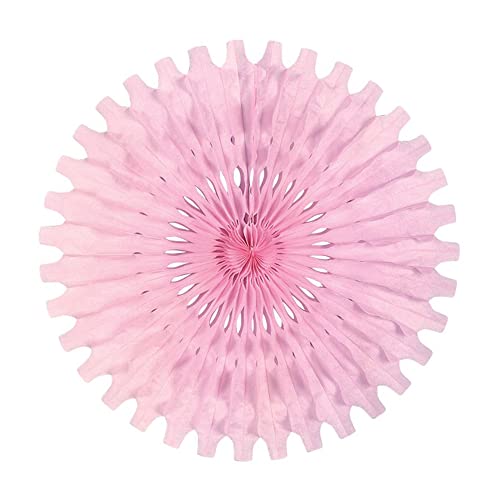 Beistle Tissue Fan (pink) Party Accessory  (1 count)