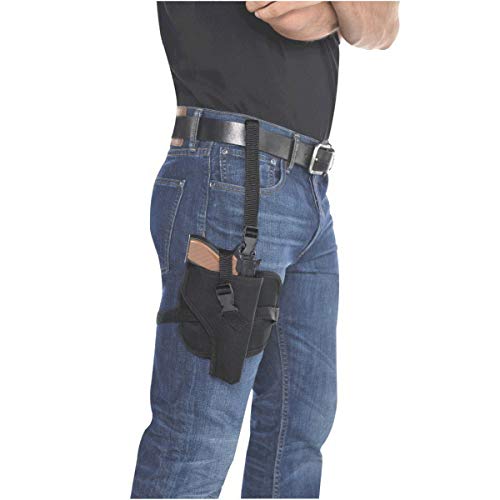 Amscan Adult Leg Holster Costume Accessory - One Size, Black - 1 Pc