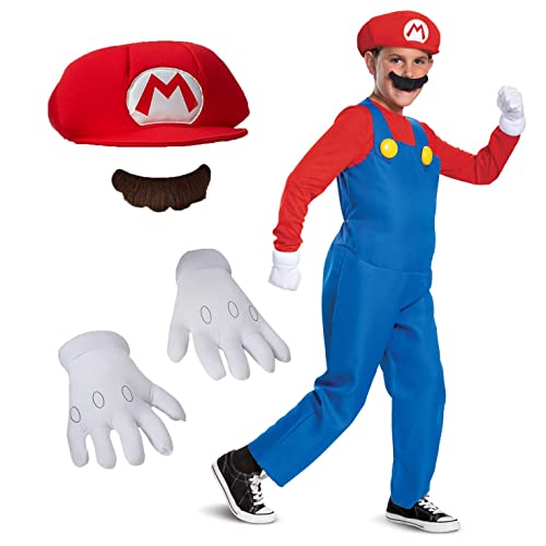 Disguise Nintendo Mario Deluxe Boys' Costume