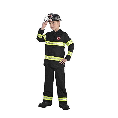AMSCAN Reflective Firefighter Halloween Costume for Boys, Small, with Included Accessories
