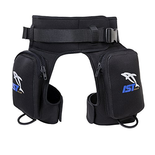 IST DH2 Diver Pocket Thigh Holster with Leg and Belt Straps (Small-Medium)