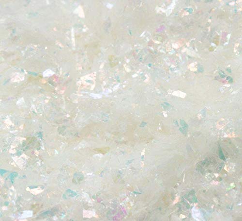Meyer Imports Snow White Flitter Flakes Iridescent Ice Glitter Flakes for Nail Art - Lightweight Holographic Polyester - 311-4328 - 1/2 oz (14 Grams)