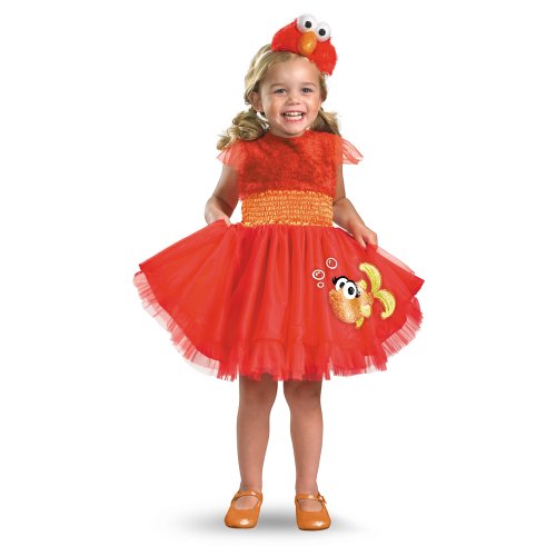 Disguise Frilly Elmo Costume - Medium (3T-4T)