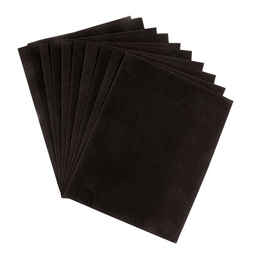 Hygloss Products, Inc Black 10 Sheets Velour Paper
