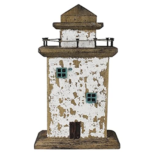 HomArt AREOhome Lighthouse, Wood, White