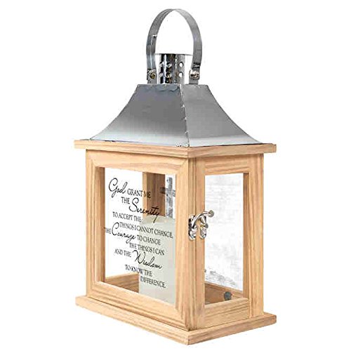 Carson Memorial Lantern Serenity Prayer Home Decor