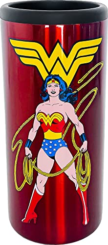 Spoontiques 17596 Wonder Woman Stainless Can Cooler