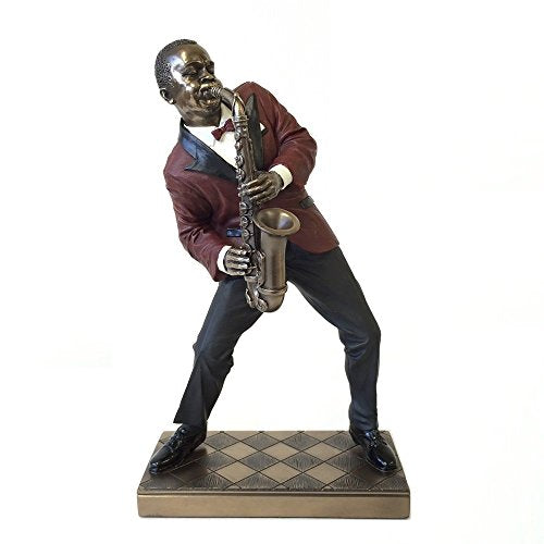 Unicorn Studio Alto Saxophone Player Statue Sculpture - Jazz Band Collection