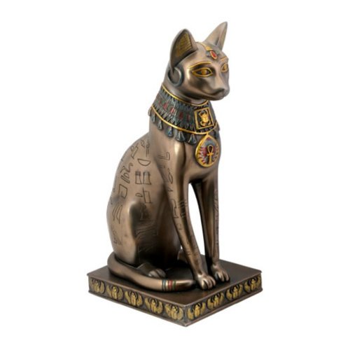 Pacific Trading Egyptian Bronze Bastet Collectible Figurine