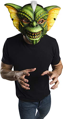 Rubie's Men's Gremlins: Secrets of The Mogwai Mask with Plush Hair, Stripe, As Shown, One Size