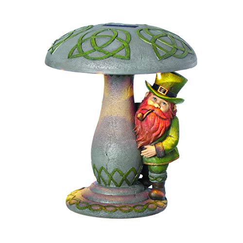 Roman 12.25" H Leprechaun Under MSHRM Solar LED