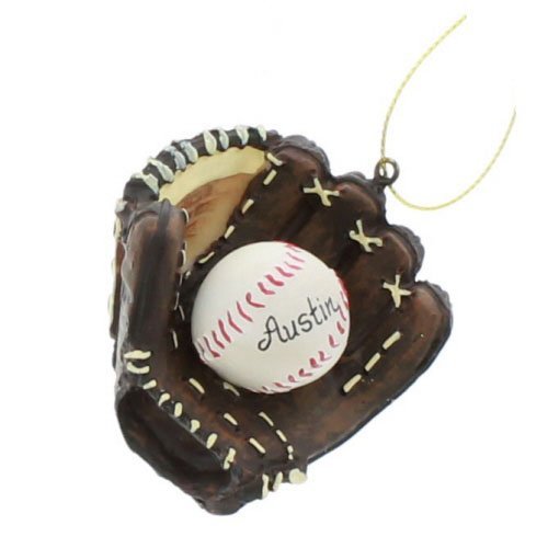 Kurt Adler Baseball and Mitt Ornament
