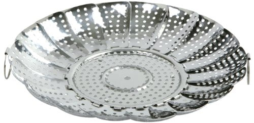 Norpro 176C Stainless Steel Vegetable Steamer, 7.75 inch, Silver