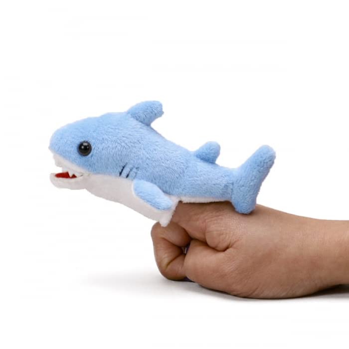 Unipak 1155SK Shark Plush Finger Puppet, 5-inch Length