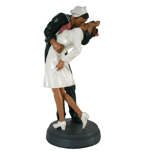 Pacific Trading Giftware Unconditional Surrender WW2 Navy Sailor and Nurse Statue Icon Scene