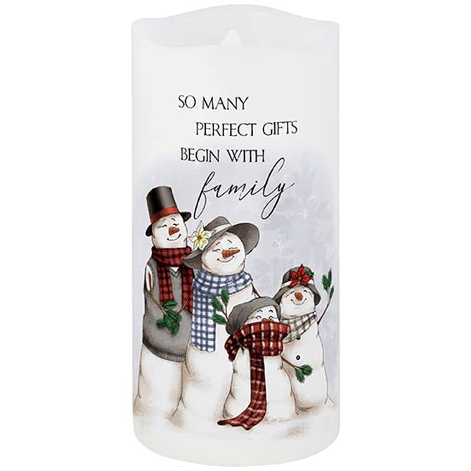 Carson Home Accents Family Moving Wick Candle, 6-inch Height