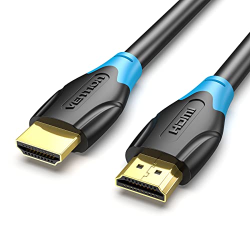 4K HDMI to HDMI Cable 5FT, VENTION 18Gbps High Speed HDMI 2.0 Cord, 4K@60Hz, Ultra HD, 2K, 1080P, 3D, ARC, Compatible for Monitor UHD TV PC PS5 PS4