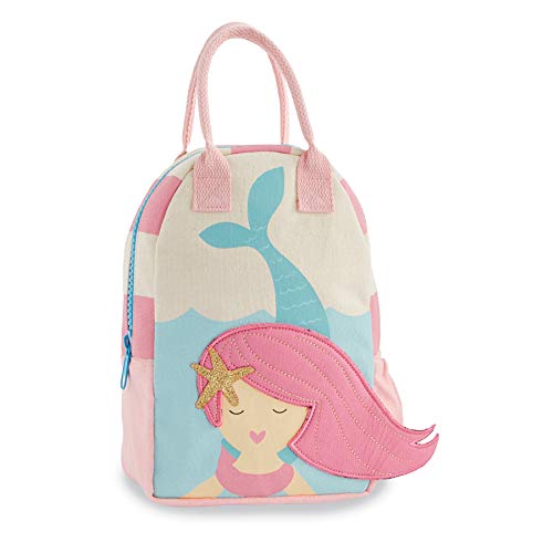 Mud Pie Kids Baby Girls Toddler Mermaid Theme School Preschool Backpack,10 1/2" x 6 1/2" x 4"