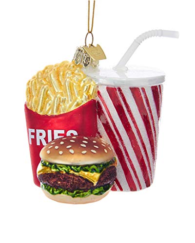 Kurt Adler 3.5In Noble Gems Fast Food Combo Ornament